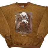 Jasper, Canada King Graphic Sweatshirt - 2XL Brown Cotton
