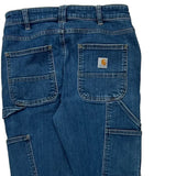 Carhartt Double Knee Carpenter Jeans - 26W UK 6 Blue Denim