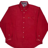 Tommy Hilfiger Shirt - XL Red Cotton