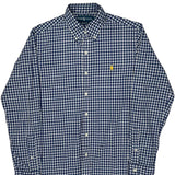 Ralph Lauren Checked Shirt - Medium Blue Cotton