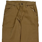 Wrangler Carpenter Trousers - 30W 32L Brown Cotton