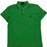 Ralph Lauren Polo Shirt - Large Green Cotton