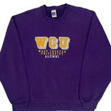 West Chester University Alumni Russell Athletic College Sweatshirt - Large Purple Cotton