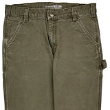 Carhartt Carpenter Pants - 32W 36L Green Cotton