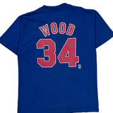 Chicago Cubs Majestic Mlb T-Shirt - Large Blue Cotton