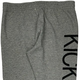 Kick Butt Nike Joggers - Large Grey Cotton