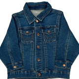 Age 4 Wrangler Denim Jacket - Small Blue Cotton