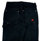 Tough Duck Carpenter Pants - 32W 32L Black Cotton
