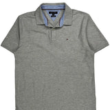 Tommy Hilfiger Polo Shirt - XL Grey Cotton