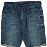 Unbranded Denim Shorts - 34W 10L Blue Cotton