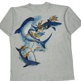 La Sportswear Single Stitch T-Shirt - Large Grey Cotton