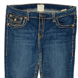 Laidol Contrast Stitch Jeans - 38W US 12 Blue Cotton