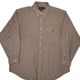 Yarmouth Ralph Lauren Checked Shirt - XL Brown Cotton