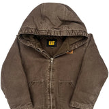Age 6-7 Cat Jacket - XS Brown Cotton Blend