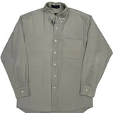 Chaps Ralph Lauren Shirt - Medium Gray Cotton