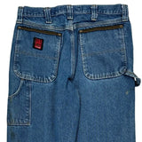 Carhartt Double Knee Carpenter Jeans - 34W 32L Blue Cotton