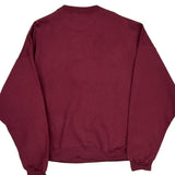 Heavyweight Starter Sweatshirt - XL Burgundy Cotton Blend