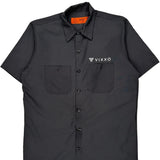 Red Kap Short Sleeve Shirt - Medium Black Polyester