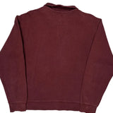 Carhartt 1/4 Zip - Large Burgundy Cotton