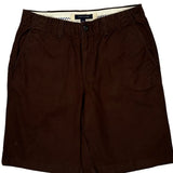 Tommy Hilfiger Chino Shorts - 34W 10L Brown Cotton