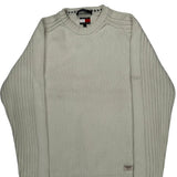 Tommy Jeans Sweater - Large Cream Cotton
