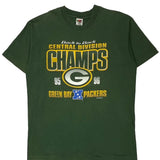 Green Bay Packers Fruit Of The Loom Single Stitch T-Shirt - XL Green Cotton