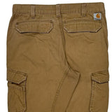 Carhartt Double Knee Cargo Pants - 34W 30L Brown Cotton