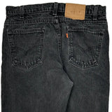 Orange Tab Levis Jeans - 33W 30L Gray Denim