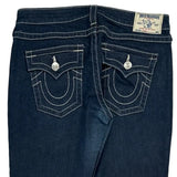 True Religion Jeans - 31W UK 10 Dark Wash Cotton Blend