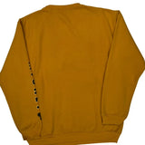 Mickey Mouse Disney Cartoon Sweatshirt - Large Yellow Polyester Blend