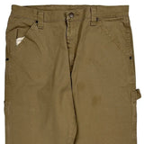 Wrangler Carpenter Trousers - 34W 32L Khaki Cotton