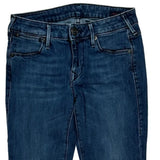 True Religion Boot Cut Jeans - 30W UK 8 Blue Cotton