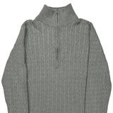 Polo By Ralph Lauren 1/4 Zip - XL Grey Cotton