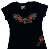 Stewart Chase Authentics Nascar T-Shirt - Large Black Cotton