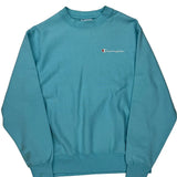 Reverse Weave Champion Sweatshirt - Medium Blue Cotton