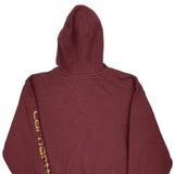 Carhartt Hoodie - Medium Burgundy Cotton