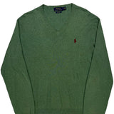 Polo By Ralph Lauren Sweater - Large Green Cotton