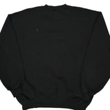 90S Made In USA Russell Athletic Blank Sweatshirt - XL Black Cotton Blend