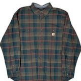 Carhartt Checked Flannel Shirt - 2XL Multicoloured Cotton