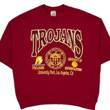 University Of Southern California Trojans Jerzees College Sweatshirt - XL Red Cotton