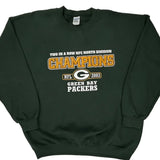 Green Bay Packers Gildan Nfl Sweatshirt - XL Green Cotton Blend