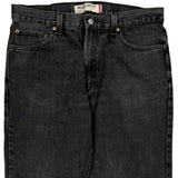 505 Levis Jeans - 36W 30L Black Cotton