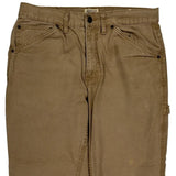 Schmidt Carpenter Pants - 34W 30L Brown Cotton