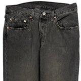 501 Levis Jeans - 32W 30L Grey Cotton