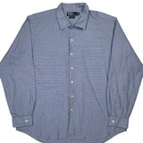 Bonnard Polo By Ralph Lauren Checked Shirt - XL Blue Cotton