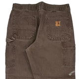 Carhartt Carpenter Trousers - 35W 30L Brown Cotton