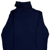 Ralph Lauren Petite Sweater - Medium Navy Cotton