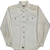 Levis Denim Shirt - Large White Cotton
