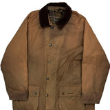 Bedale Barbour Checked Wax Jacket - Large Brown Cotton