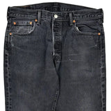 501 Levis Jeans - 34W 32L Black Cotton